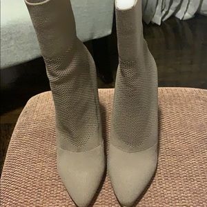 4 inches Tan Booties